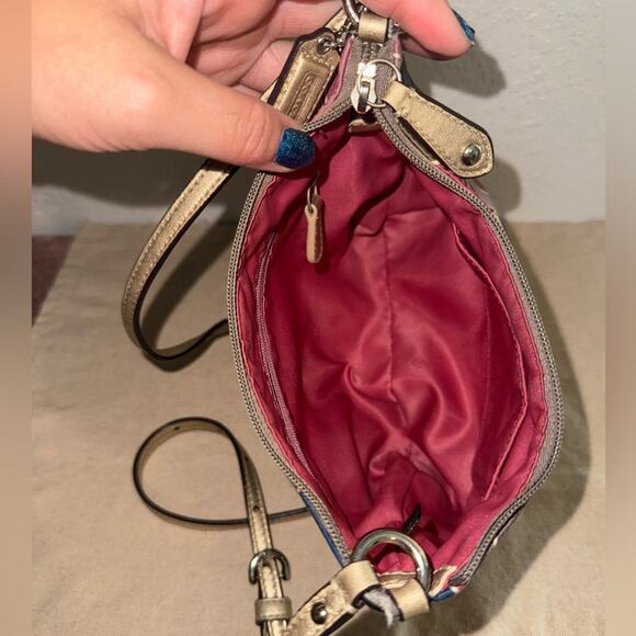 COACH 💜Colorful Monogrammed Logo Crossbody Bag - Picture 16 of 16